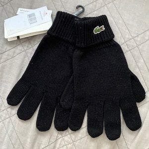NWT Lacoste Merino Gloves
